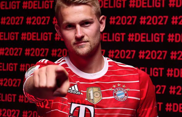 Matthijs de Ligt, prezentat la Bayern Munchen » Prima reacție a fotbalistului: „Asta m-a convins să vin aici”