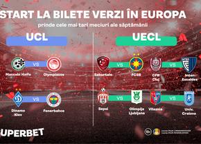 SuperOferta pentru meciurile echipelor din SuperLiga în Conference League