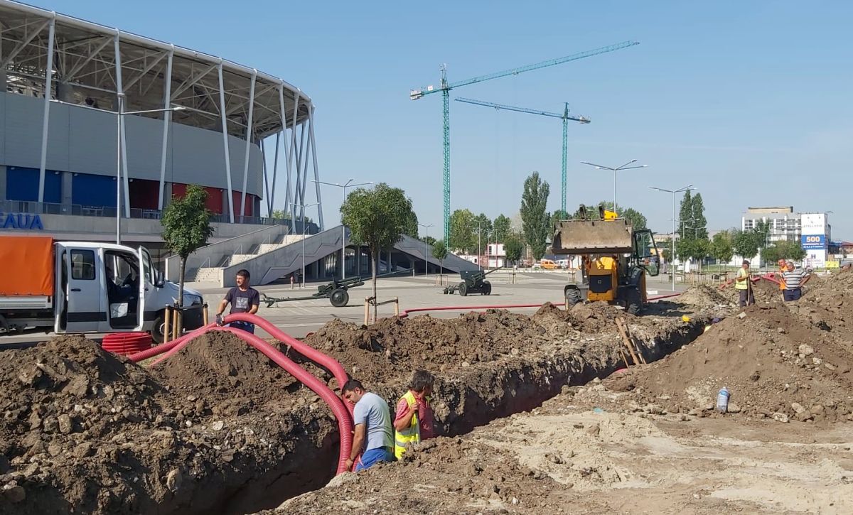 Se sapă „tranșee” în Ghencea! Imaginile surprinse azi de reporterul GSP, cu doar 3 zile înainte de FCSB - Dinamo