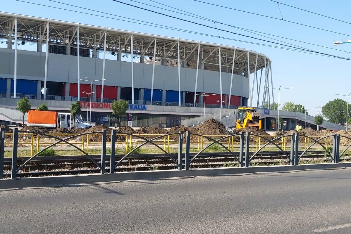 „Tranșee” în Ghencea! Imagini surprinse de reporterii GSP pe bulevardul de lângă stadionul disputat de FCSB și CSA Steaua