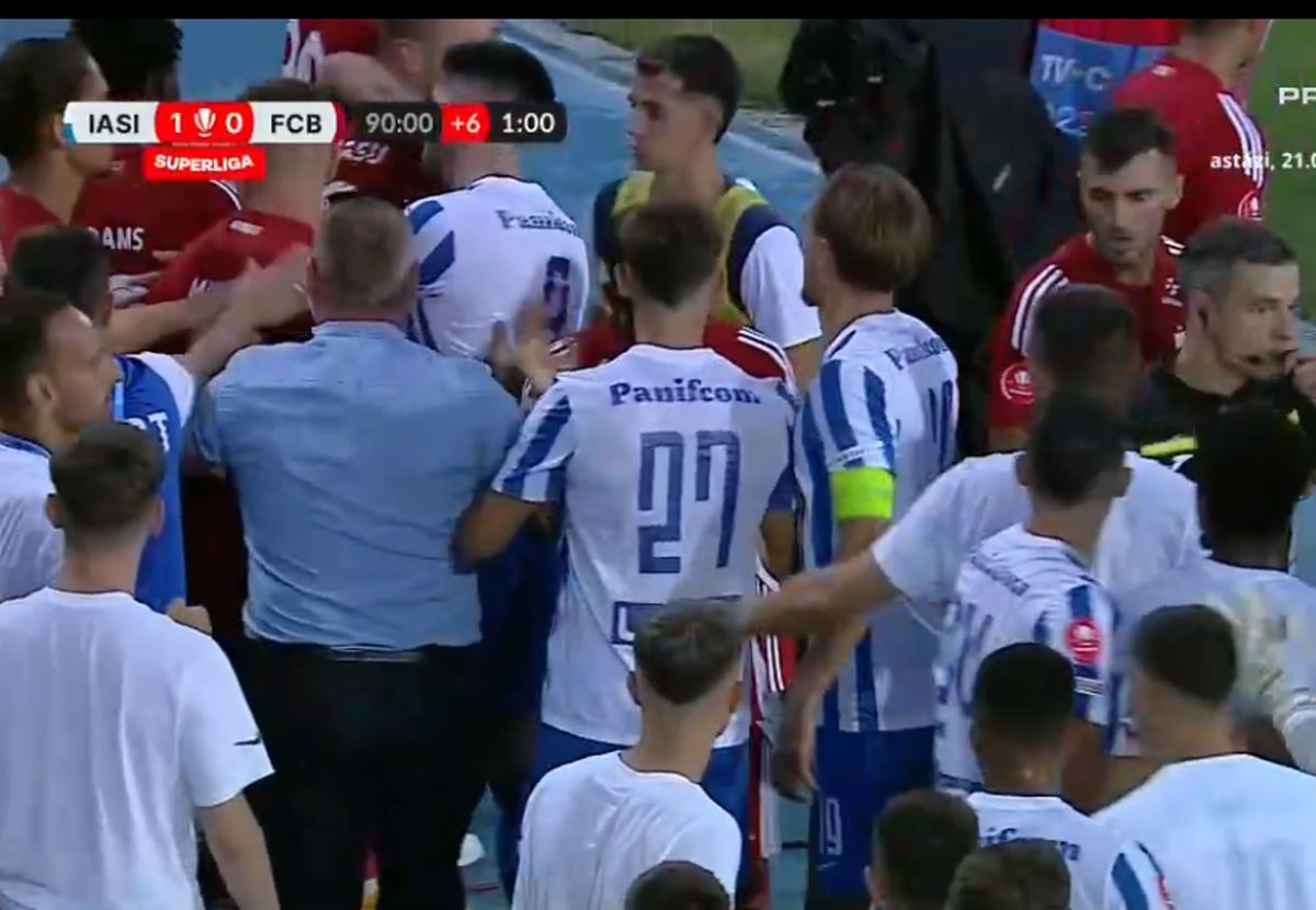 Încăierare generală în Iași - Botoșani