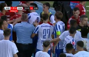 Final de meci tensionat în Poli Iași - FC Botoșani » Jucătorii au fost la un pas de bătaie generală într-o partidă decisă de un singur gol