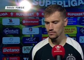 Olaru, declarație lipsită de fair-play la finalul remizei Slobozia - FCSB! Ce a putut să spună despre autorul golului decisiv