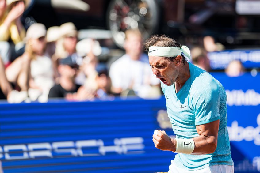 Rafael Nadal (38 de ani, 261 ATP) l-a învins pe Mariano Navone (23 de ani, 36 ATP), scor 6-7(2), 7-5, 7-5, și s-a calificat în semifinalele turneului de la Bastad, Suedia.