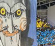 Scenografie spectaculoasă la Petrolul – FCSB, inspirată din filmele horror. FOTO: Andrei Crăițoiu (GSP.RO)