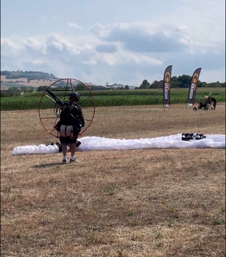 Mihaela Rădulescu a surprins ultimul zbor al lui Felix Baumgartner