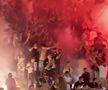 Ultrașii au aprins zeci de torțe și fumigene la Petrolul - FCSB. Foto: Andrei Crăițoiu (GSP.RO)