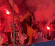 Ultrașii au aprins zeci de torțe și fumigene la Petrolul - FCSB. Foto: Andrei Crăițoiu (GSP.RO)