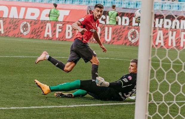 Ionuț Nedelcearu a marcat primul gol pentru Akron Togliatti