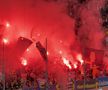 Ultrașii au aprins zeci de torțe și fumigene la Petrolul - FCSB. Foto: Andrei Crăițoiu (GSP.RO)