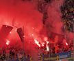 Ultrașii au aprins zeci de torțe și fumigene la Petrolul - FCSB. Foto: Andrei Crăițoiu (GSP.RO)