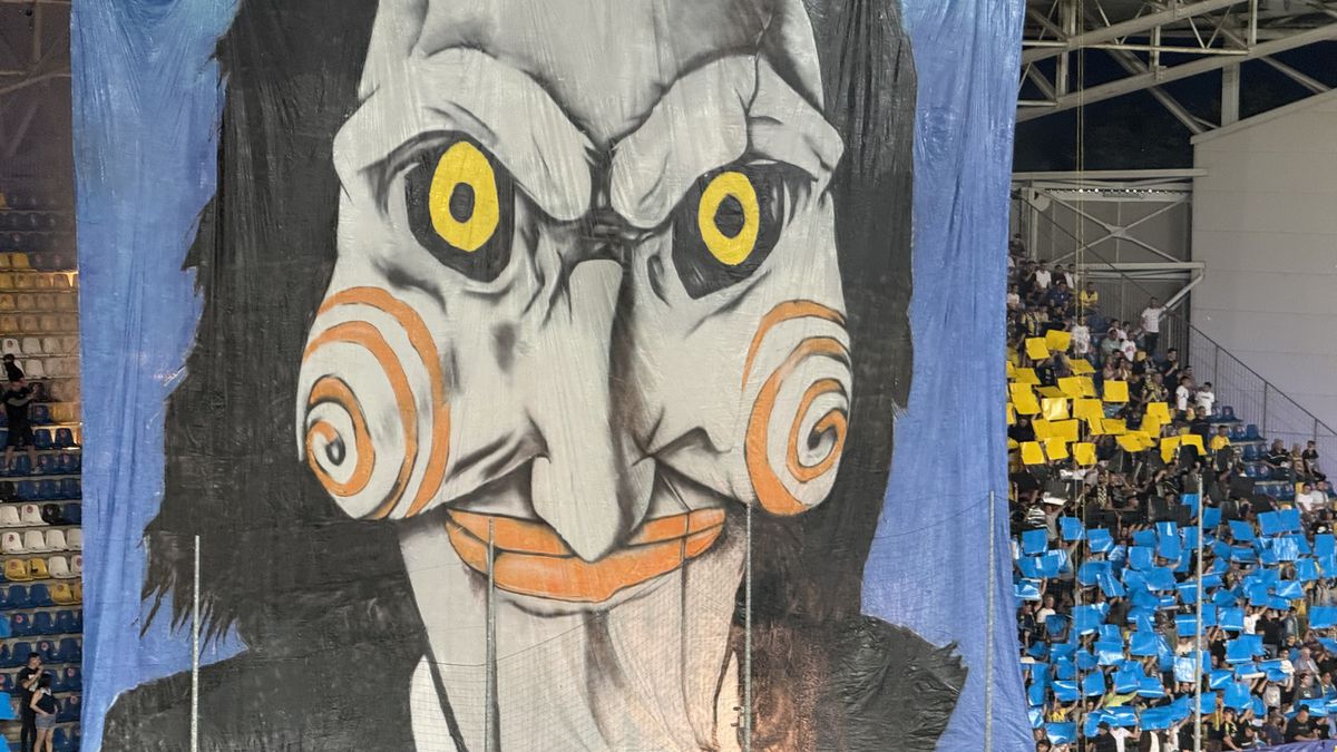 Scenografie Petrolul în meciul cu FCSB