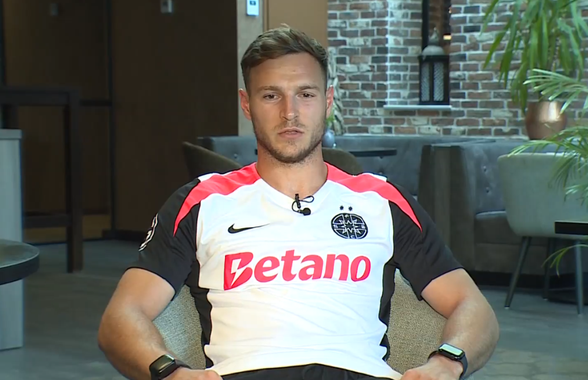 Dennis Politic: „Gigi Becali e amuzant prin unele declarații” + Colegul de la FCSB pe care îl admiră: „Mi-a dat idei bune”