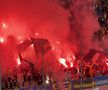 Ultrașii au aprins zeci de torțe și fumigene la Petrolul - FCSB. Foto: Andrei Crăițoiu (GSP.RO)