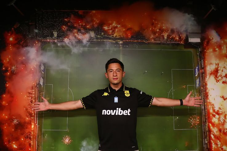 Moruțan, primele imagini în tricoul lui Aris/ foto Instagram @arisfc_official