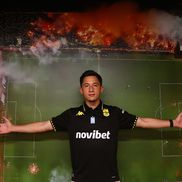 Moruțan, primele imagini în tricoul lui Aris/ foto Instagram @arisfc_official