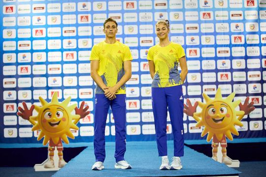 Ioana Savu și Armando Bănicioiu au fost desemnați să fie portdrapel la ceremonia de deschidere a FOTE/Foto: Facebook (Comitetul Olimpic și Sportiv Român)