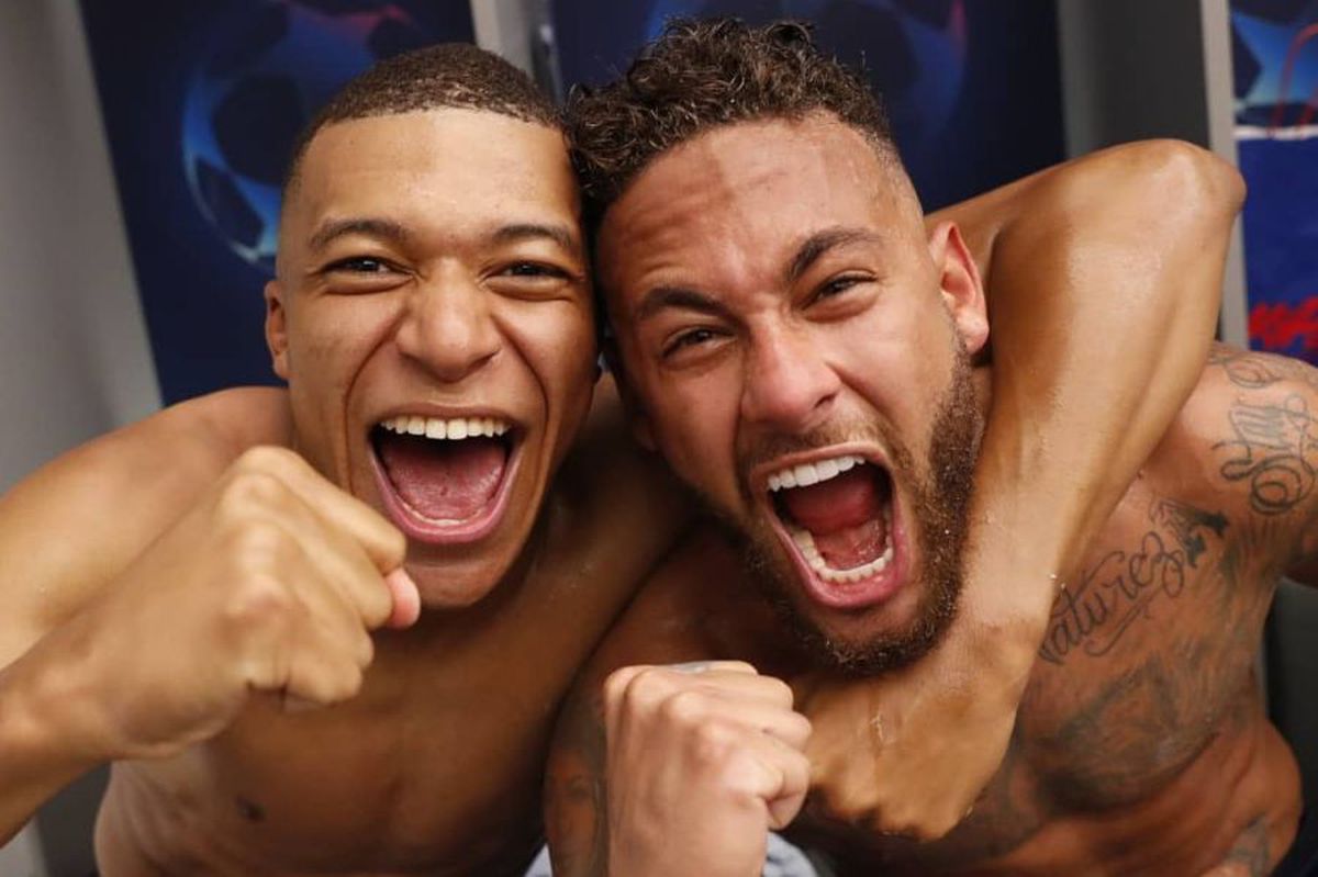 PSG, seară magică! Mbappe și Neymar s-au dezlănțuit în vestiar + „petrecerea rușinii” pe Parc des Princes