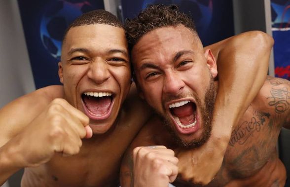 PSG, seară magică! Mbappe și Neymar s-au dezlănțuit în vestiar + „petrecerea rușinii” pe Parc des Princes