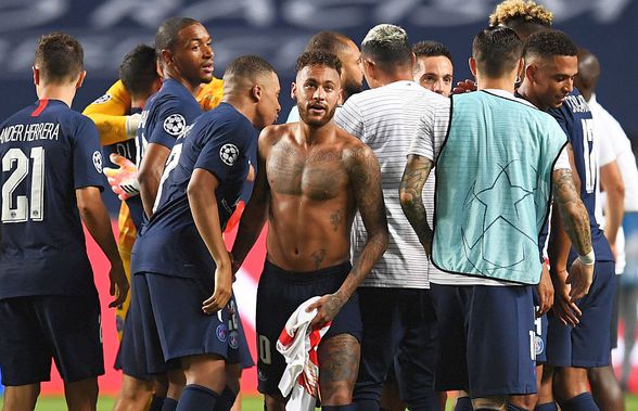 RB LEIPZIG - PSG 0-3. Neymar putea să rateze finala Ligii Campionilor dintr-un motiv stupid! UEFA l-a iertat