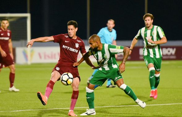 FLORIANA FC - CFR CLUJ 0-2 » Campioana României, în turul II preliminar al Ligii Campionilor!