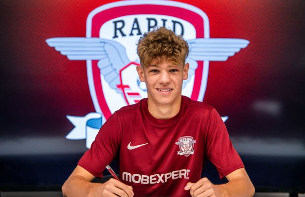Rapid a transferat 14 tineri jucători, inclusiv fotbalistul lăudat de Dragomir: „Vai de capul meu, ce valoare are!”