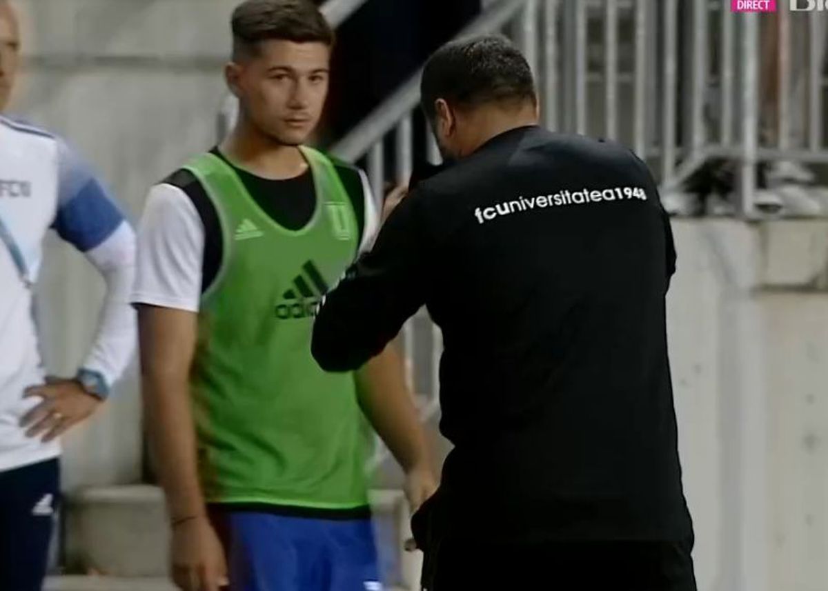 FOTO FCU Craiova - Petrolul, Croitoru și Mititelu după meci 19.08.2022