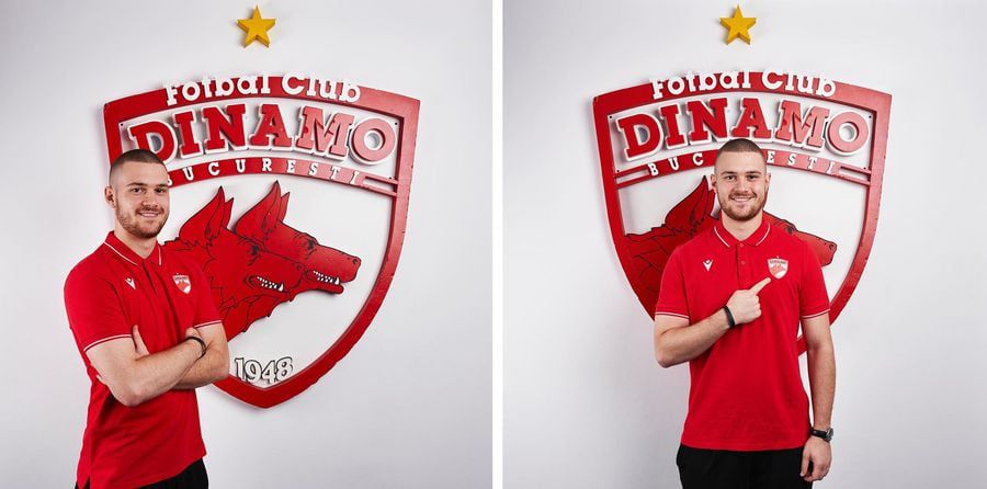 FOTO: facebook.com/DinamoBucurestiOfficial Reacția lui Mihai Bendeac, după ce fratele lui a semnat cu Dinamo: „Dacă expresia «câine până la moarte» ar avea o imagine...”