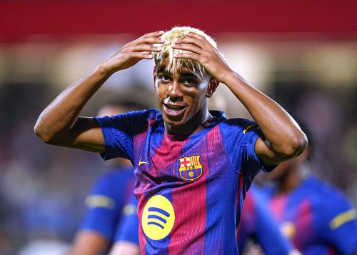 Lamine Yamal, apărat de Ruud Gullit / foto: Imago