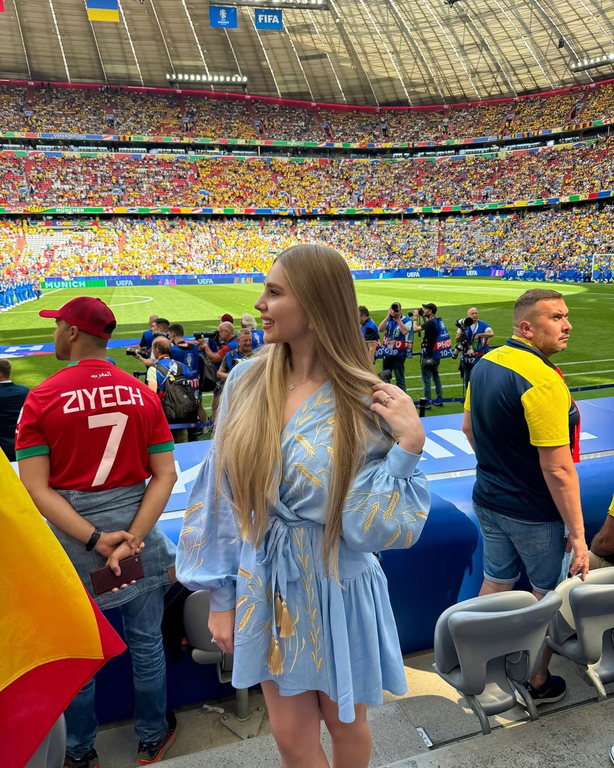 Angelina, soția lui Illia Zabarnyi. Foto: Instagram