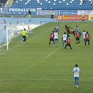 Nu e henț la al doilea gol anulat în Poli Iași - Gloria Bistrița / FOTO: Capturi @Prima Sport