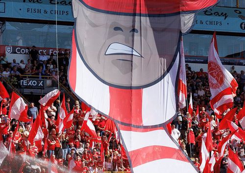 Scoțienii au chemat voluntari să ajute la show-ul pentru meciul cu FCSB / foto: X