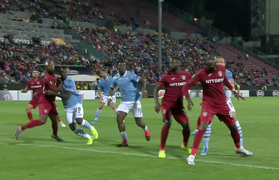 CFR CLUJ - LAZIO 2-1 // FOTO Bastos a deschis scorul după o gafă în apărarea ardelenilor » Bordeianu n-a schițat niciun gest la golul italienilor