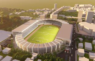 VIDEO Stadion modern în Liga 1! Astăzi au început lucrările