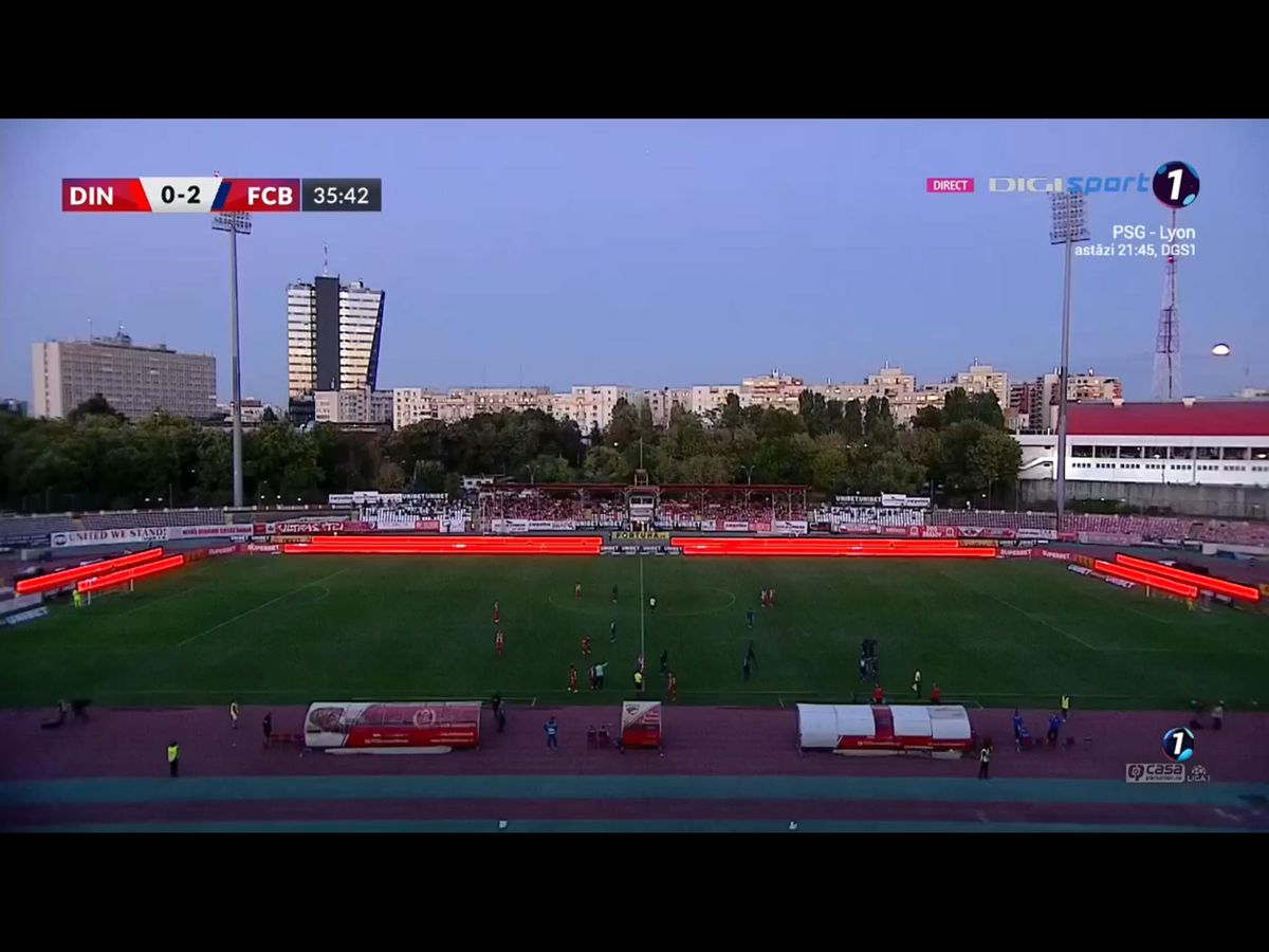 Dinamo - FC Botoșani, probleme cu nocturna și meci