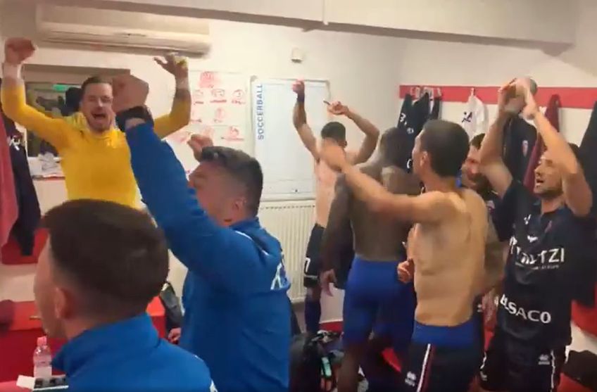 Dinamo - FC Botoșani 1-2. „Strigă FC Botoșani”, s-a auzit în vestiarul moldovenilor din Ștefan cel Mare.