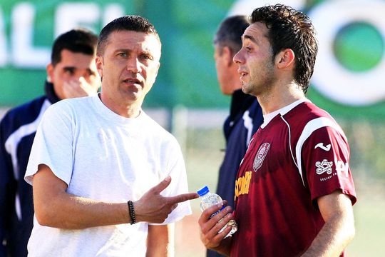 De Zerbi, dreapta, în tricoul lui CFR Cluj, foto: Imago