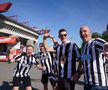 Fanii lui Newcastle, petrecere pe străzile din Milano