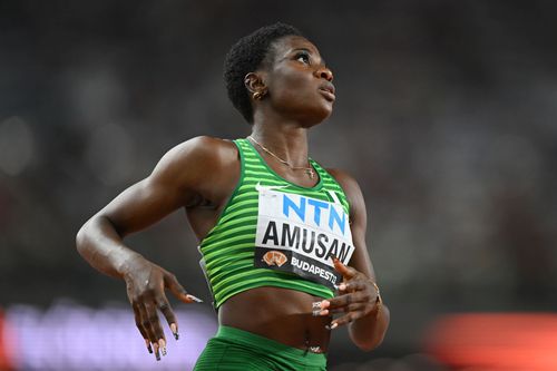 Tobi Amusan la CM de la Budapesta FOTO Guliver/GettyImages