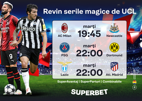 Încep grupele Ligii! Oferta de pariuri pentru meciurile de marţi din Liga Campionilor