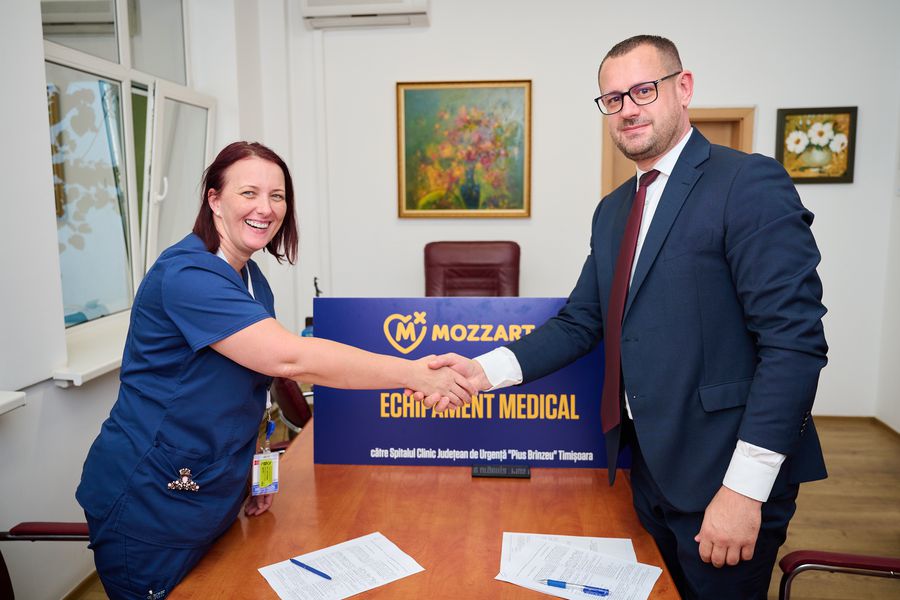 Mozzart Bet echipează cu aparatură medicală spitalul județean „Pius Brinzeu” din Timisoara