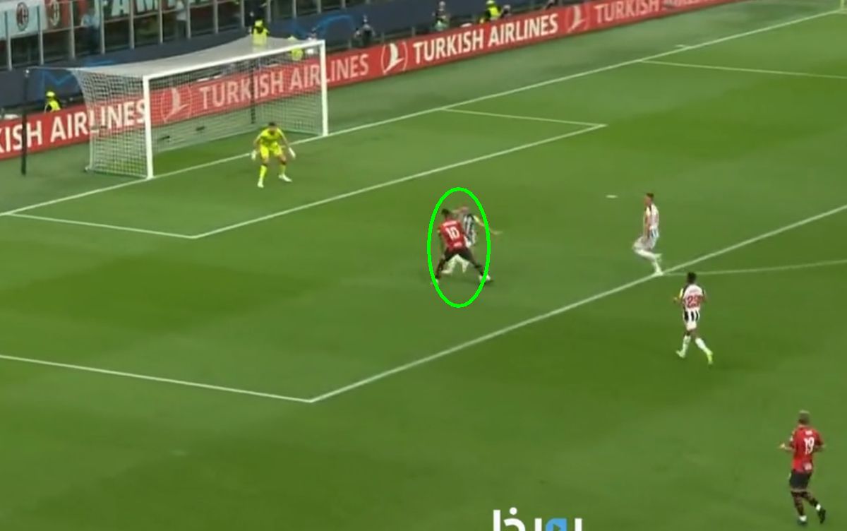 Putea fi golul sezonului în Liga Campionilor » Rafa Leao a vrut să aplice umilința supremă, dar s-a făcut de râs!