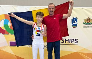 Fiul lui Marius Urzică, aur la Campionatele Balcanice de gimnastică