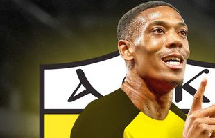 Fanii lui AEK Atena l-au întâmpinat pe Anthony Martial la aeroport cu o atmosferă de senzație