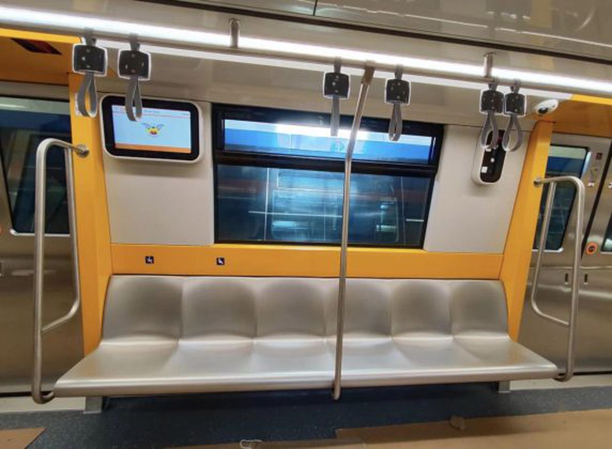 Metrorex tocmai a expus prima garnitură Alstom pentru metroul Drumul Taberei.