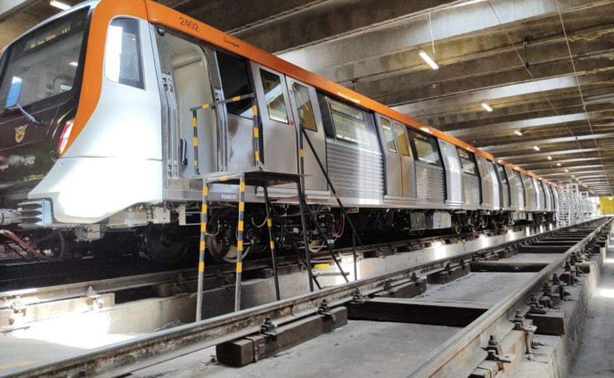 Metrorex tocmai a expus prima garnitură Alstom pentru metroul Drumul Taberei.