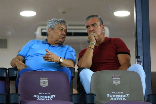 Mircea Lucescu și Daniel Pancu/ foto: Ionuț Iordache (GSP)