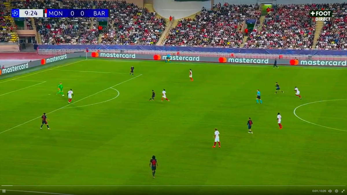 Stupoare la Monaco! Improvizația lui Flick, gafă uriașă: Barcelona a rămas în 10 oameni în minutul 10