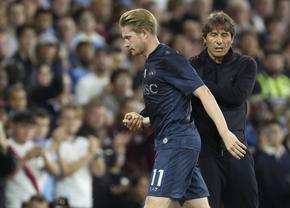 Antonio Conte: „Fără cartonașul roșu am fi fost în joc” » De Bruyne? „Uneori diavolul intervine”