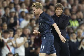 Antonio Conte: „Fără cartonașul roșu am fi fost în joc” » De Bruyne? „Uneori diavolul intervine”